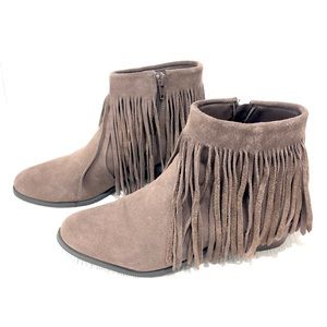 Steve Madden Rancho Ankle Fringe Booties